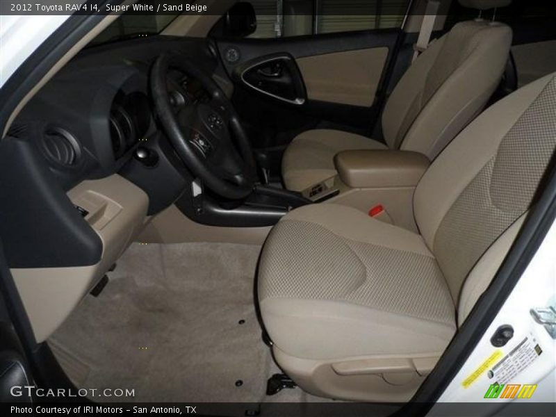 Super White / Sand Beige 2012 Toyota RAV4 I4