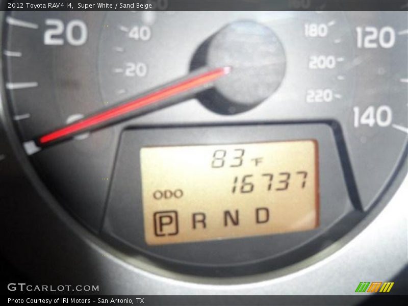 Super White / Sand Beige 2012 Toyota RAV4 I4