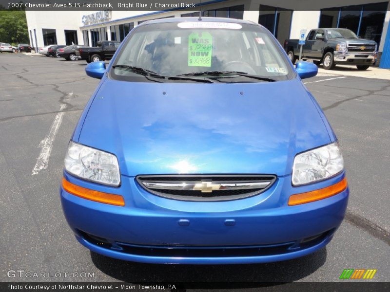 Bright Blue / Charcoal Black 2007 Chevrolet Aveo 5 LS Hatchback
