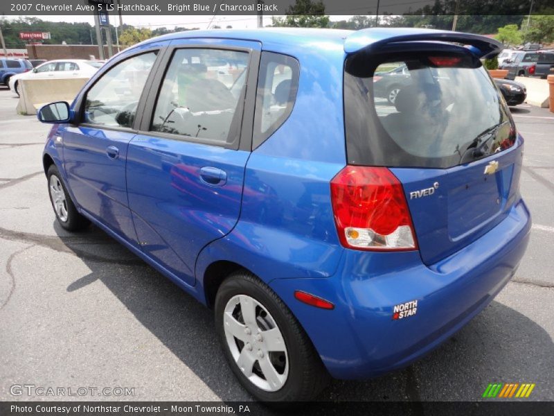 Bright Blue / Charcoal Black 2007 Chevrolet Aveo 5 LS Hatchback