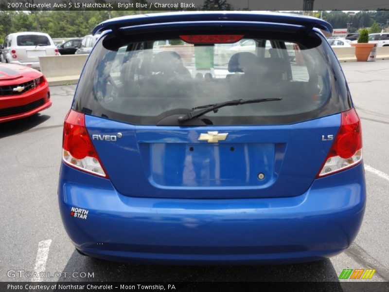 Bright Blue / Charcoal Black 2007 Chevrolet Aveo 5 LS Hatchback
