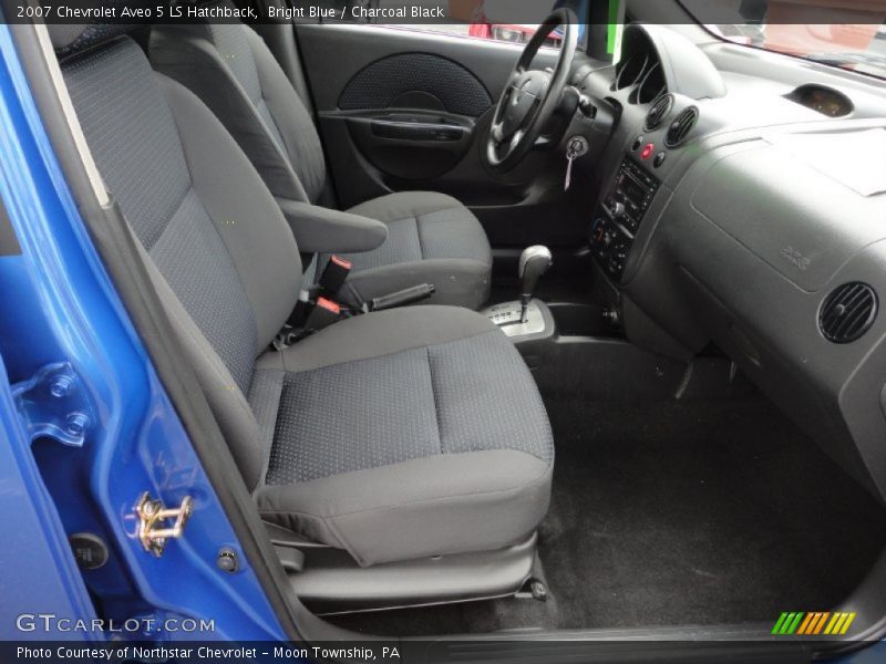 Bright Blue / Charcoal Black 2007 Chevrolet Aveo 5 LS Hatchback
