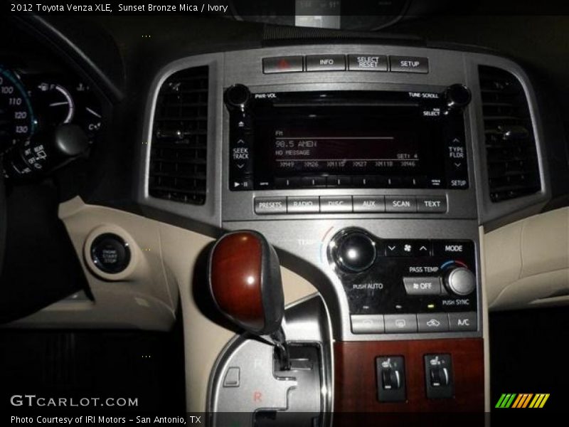 Sunset Bronze Mica / Ivory 2012 Toyota Venza XLE