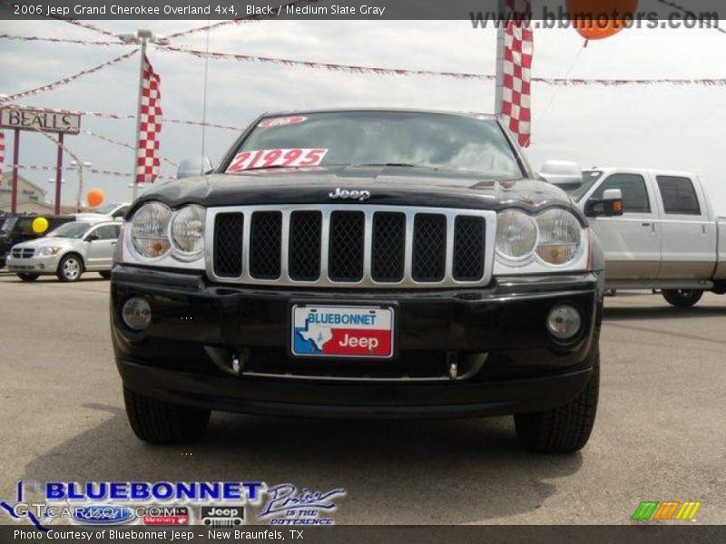 Black / Medium Slate Gray 2006 Jeep Grand Cherokee Overland 4x4