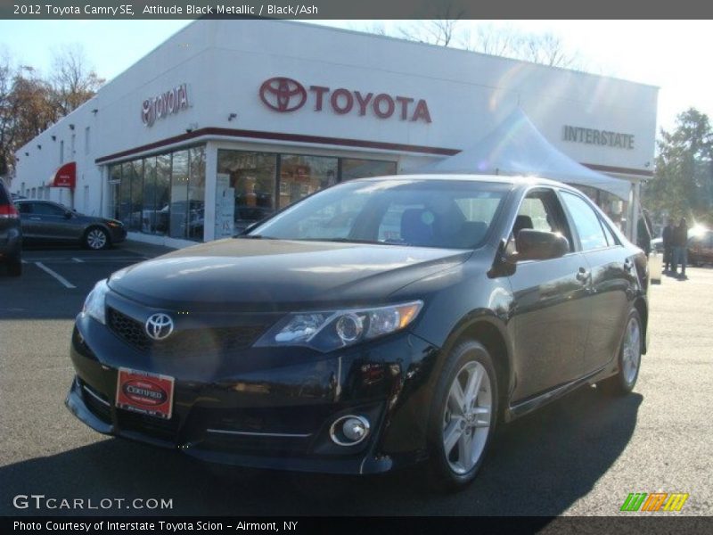 Attitude Black Metallic / Black/Ash 2012 Toyota Camry SE
