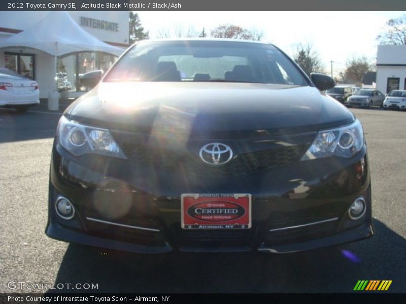 Attitude Black Metallic / Black/Ash 2012 Toyota Camry SE