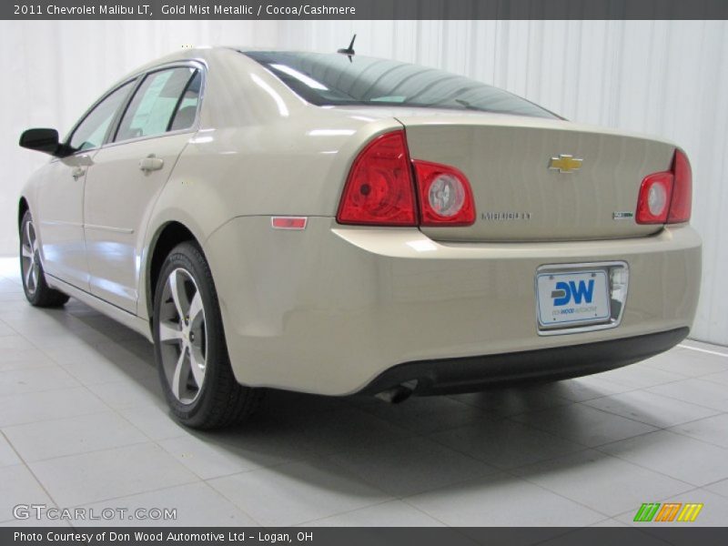 Gold Mist Metallic / Cocoa/Cashmere 2011 Chevrolet Malibu LT