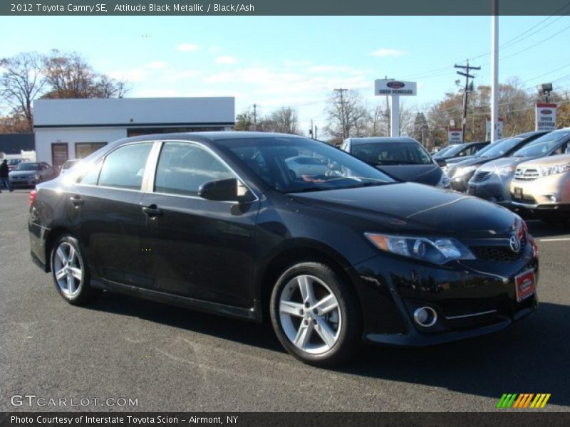 Attitude Black Metallic / Black/Ash 2012 Toyota Camry SE