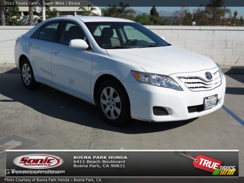 Super White / Bisque 2011 Toyota Camry