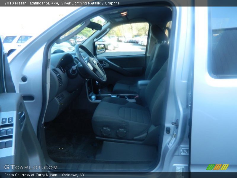 Silver Lightning Metallic / Graphite 2010 Nissan Pathfinder SE 4x4