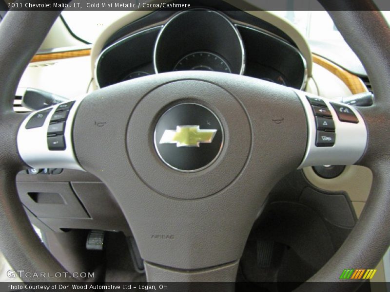 Gold Mist Metallic / Cocoa/Cashmere 2011 Chevrolet Malibu LT