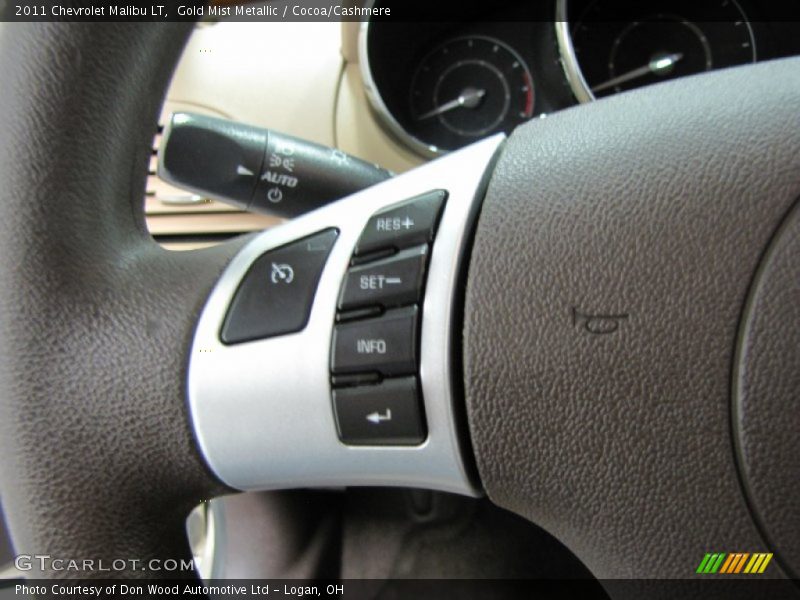Gold Mist Metallic / Cocoa/Cashmere 2011 Chevrolet Malibu LT