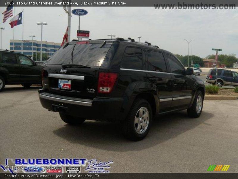 Black / Medium Slate Gray 2006 Jeep Grand Cherokee Overland 4x4