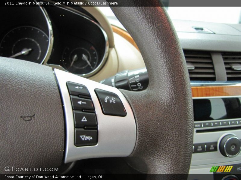 Gold Mist Metallic / Cocoa/Cashmere 2011 Chevrolet Malibu LT