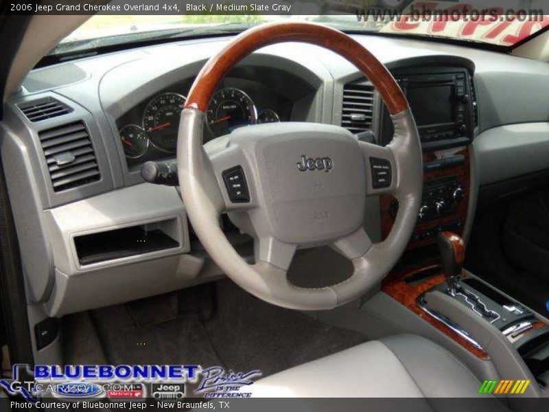 Black / Medium Slate Gray 2006 Jeep Grand Cherokee Overland 4x4