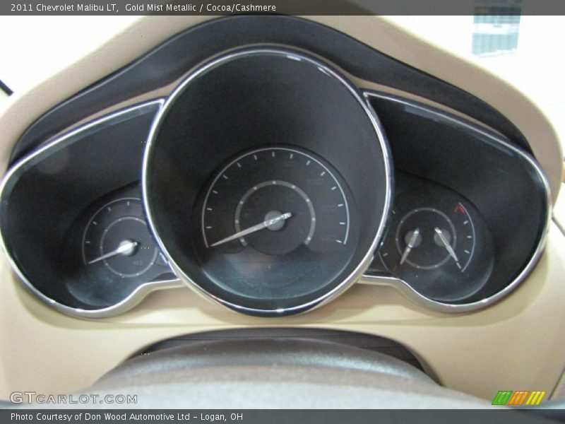 Gold Mist Metallic / Cocoa/Cashmere 2011 Chevrolet Malibu LT