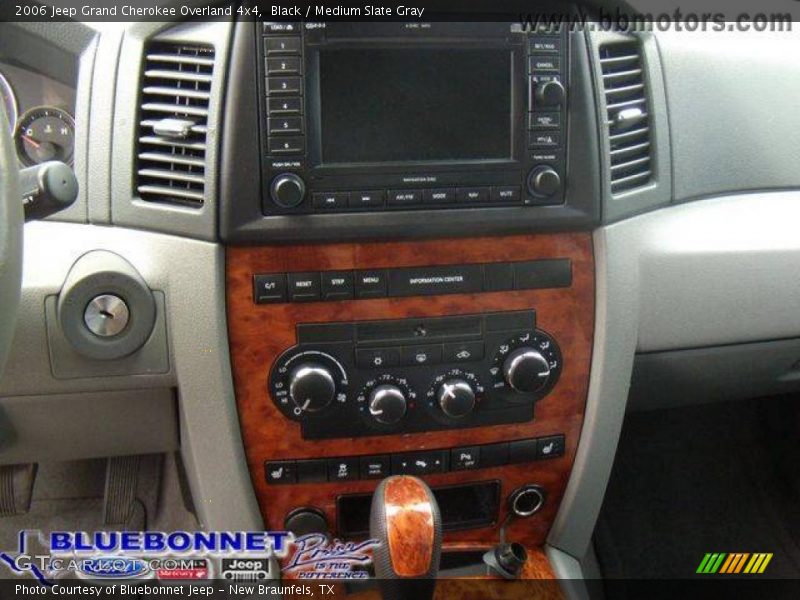 Black / Medium Slate Gray 2006 Jeep Grand Cherokee Overland 4x4