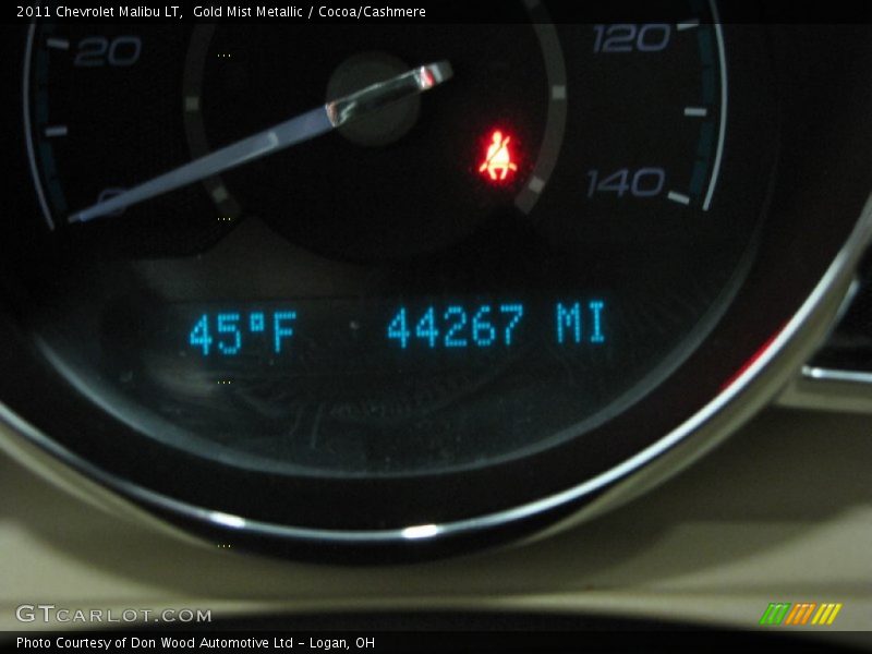 Gold Mist Metallic / Cocoa/Cashmere 2011 Chevrolet Malibu LT