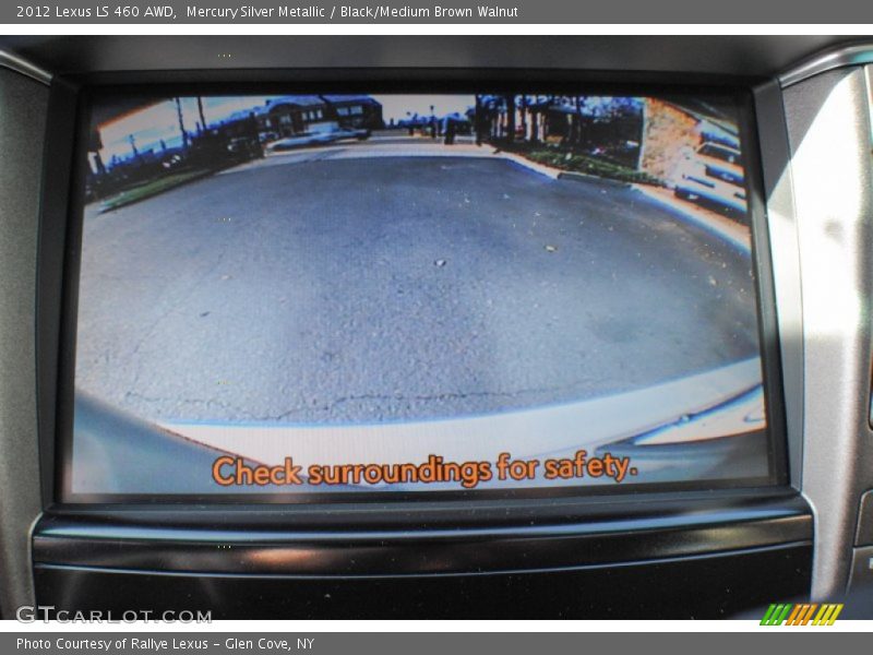 Mercury Silver Metallic / Black/Medium Brown Walnut 2012 Lexus LS 460 AWD