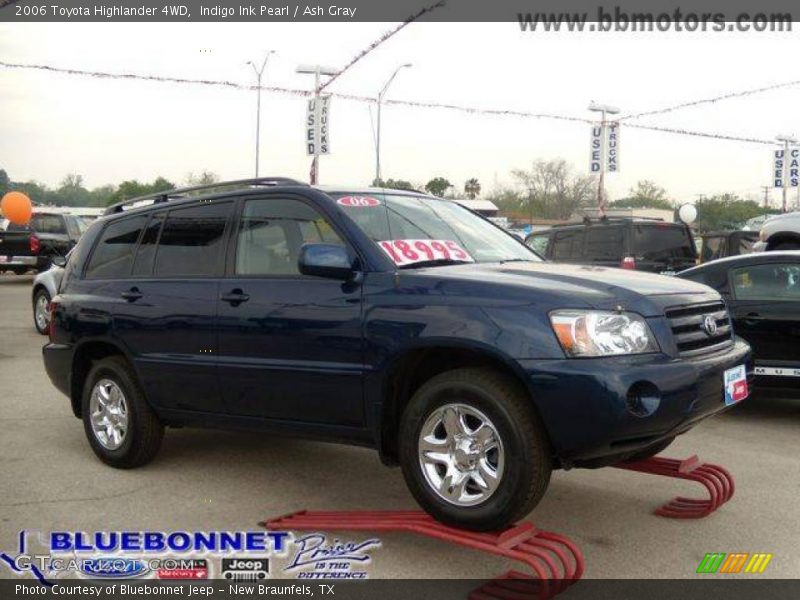 Indigo Ink Pearl / Ash Gray 2006 Toyota Highlander 4WD