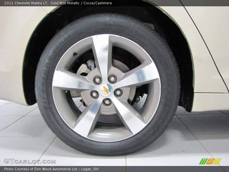 Gold Mist Metallic / Cocoa/Cashmere 2011 Chevrolet Malibu LT