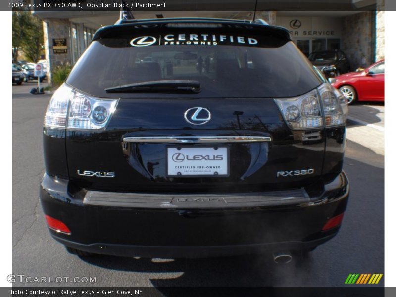 Obsidian Black / Parchment 2009 Lexus RX 350 AWD