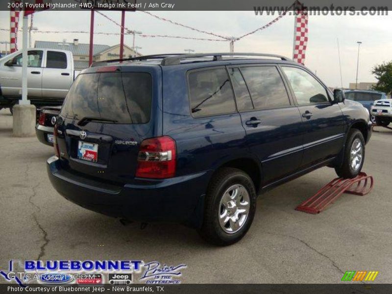 Indigo Ink Pearl / Ash Gray 2006 Toyota Highlander 4WD