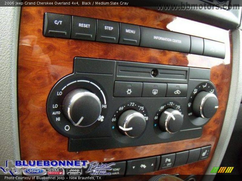 Black / Medium Slate Gray 2006 Jeep Grand Cherokee Overland 4x4