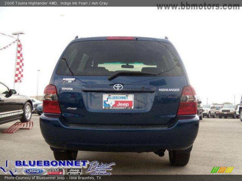 Indigo Ink Pearl / Ash Gray 2006 Toyota Highlander 4WD