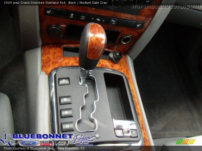 Black / Medium Slate Gray 2006 Jeep Grand Cherokee Overland 4x4