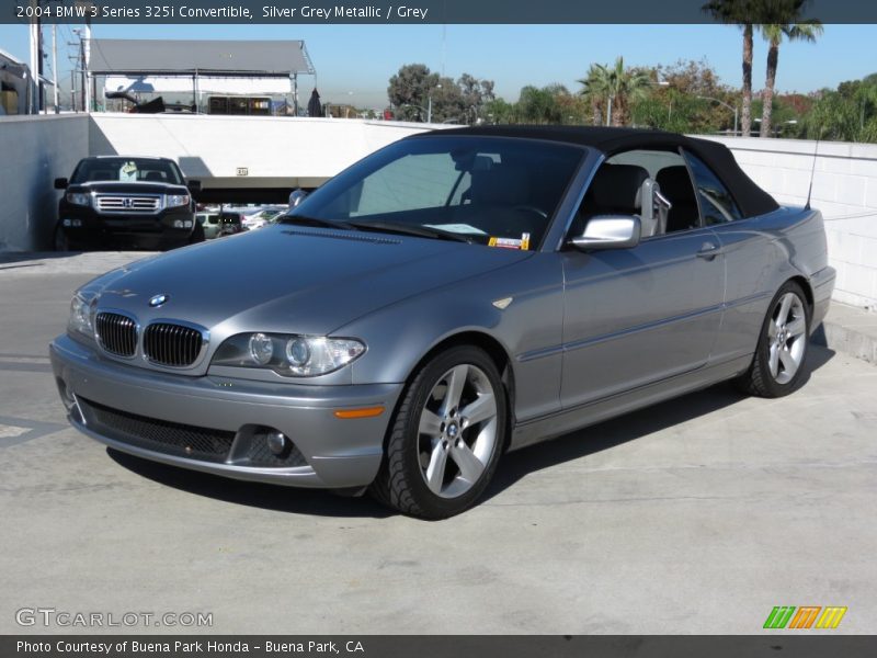 Silver Grey Metallic / Grey 2004 BMW 3 Series 325i Convertible