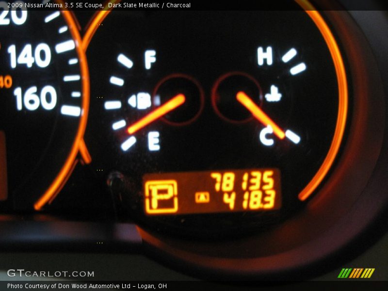 Dark Slate Metallic / Charcoal 2009 Nissan Altima 3.5 SE Coupe