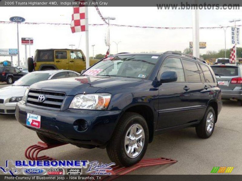 Indigo Ink Pearl / Ash Gray 2006 Toyota Highlander 4WD