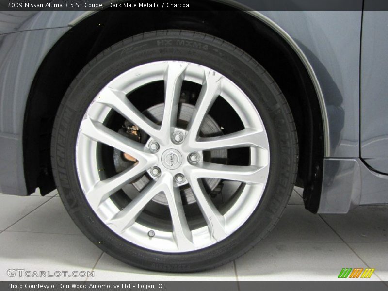 Dark Slate Metallic / Charcoal 2009 Nissan Altima 3.5 SE Coupe