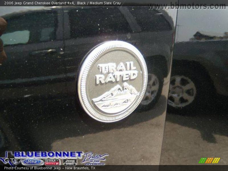 Black / Medium Slate Gray 2006 Jeep Grand Cherokee Overland 4x4