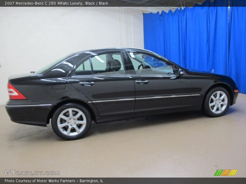 Black / Black 2007 Mercedes-Benz C 280 4Matic Luxury