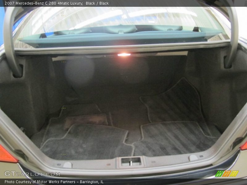 Black / Black 2007 Mercedes-Benz C 280 4Matic Luxury