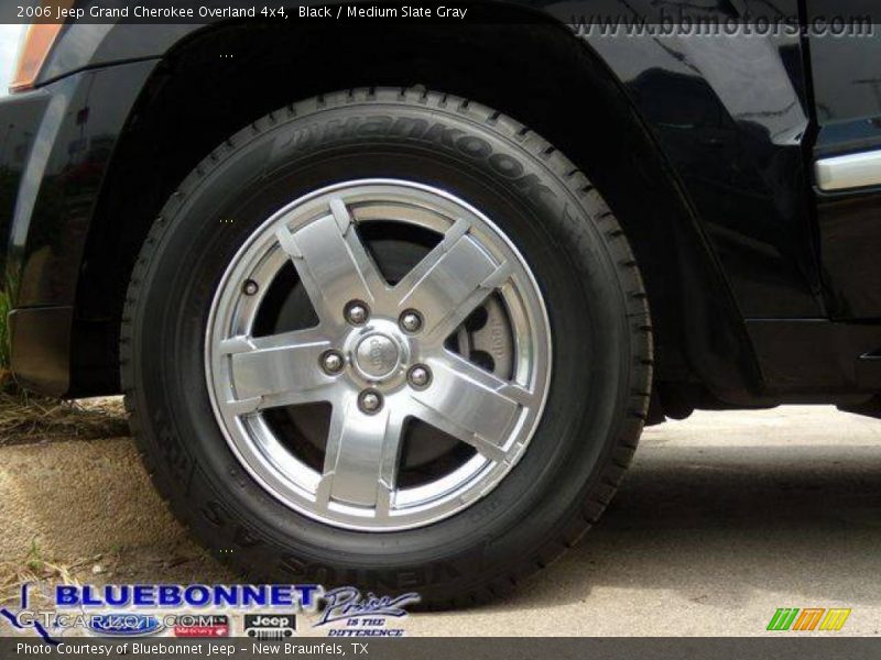 Black / Medium Slate Gray 2006 Jeep Grand Cherokee Overland 4x4