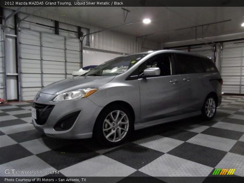 Liquid Silver Metallic / Black 2012 Mazda MAZDA5 Grand Touring