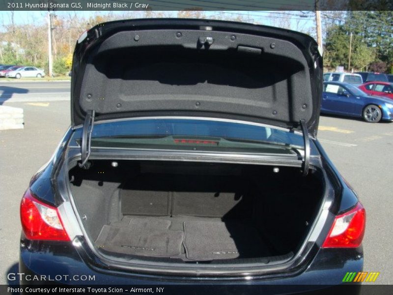 Midnight Black / Gray 2011 Hyundai Sonata GLS