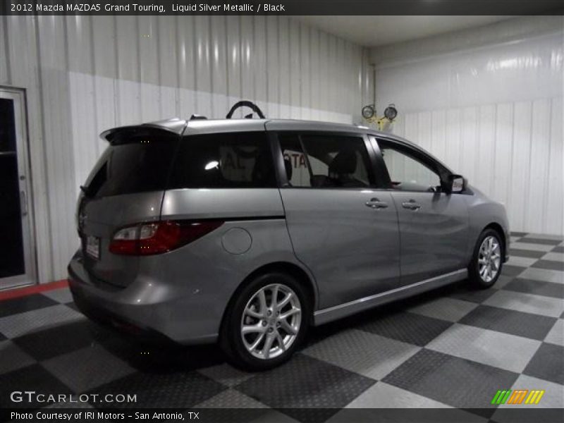 Liquid Silver Metallic / Black 2012 Mazda MAZDA5 Grand Touring