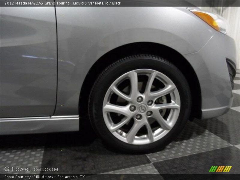 Liquid Silver Metallic / Black 2012 Mazda MAZDA5 Grand Touring