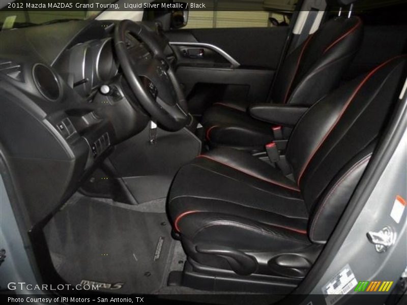 Liquid Silver Metallic / Black 2012 Mazda MAZDA5 Grand Touring
