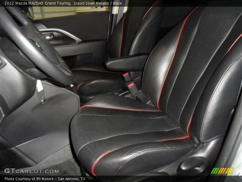 Liquid Silver Metallic / Black 2012 Mazda MAZDA5 Grand Touring