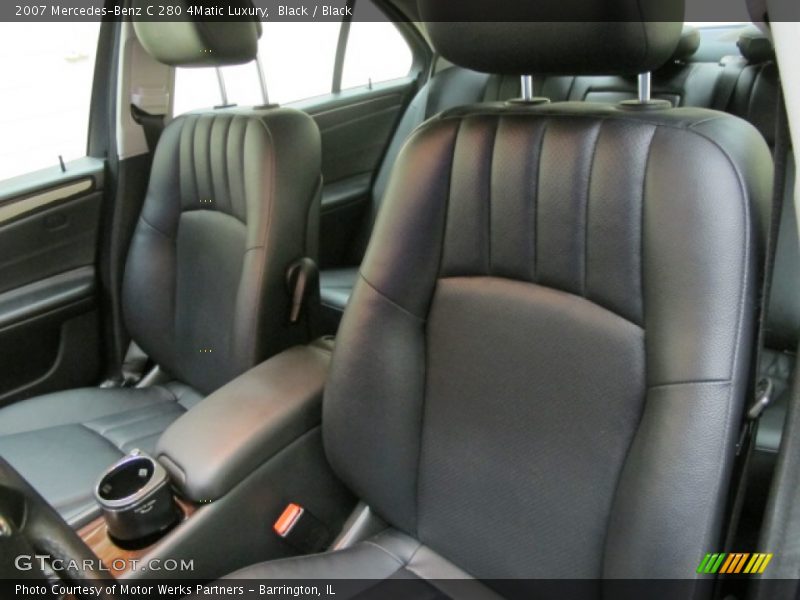 Black / Black 2007 Mercedes-Benz C 280 4Matic Luxury