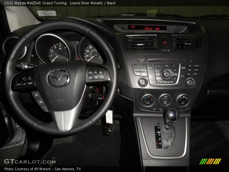 Liquid Silver Metallic / Black 2012 Mazda MAZDA5 Grand Touring