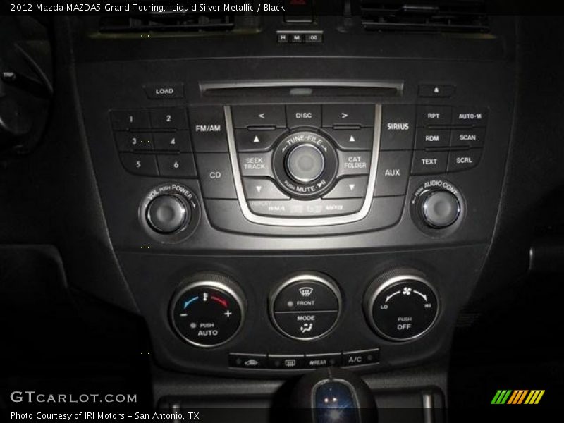 Liquid Silver Metallic / Black 2012 Mazda MAZDA5 Grand Touring