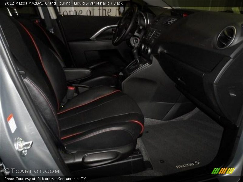 Liquid Silver Metallic / Black 2012 Mazda MAZDA5 Grand Touring