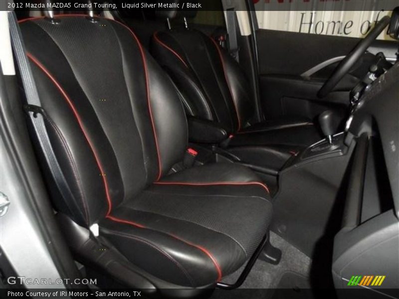 Liquid Silver Metallic / Black 2012 Mazda MAZDA5 Grand Touring