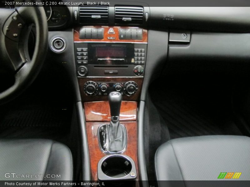 Black / Black 2007 Mercedes-Benz C 280 4Matic Luxury